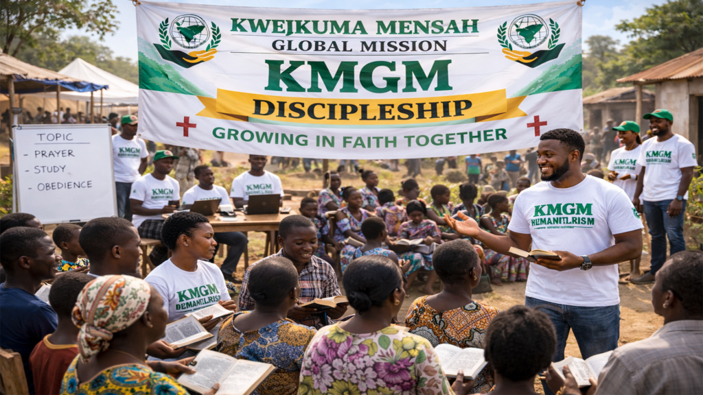 KMGMission disciples gathered around Scripture for teaching and spiritual formation
